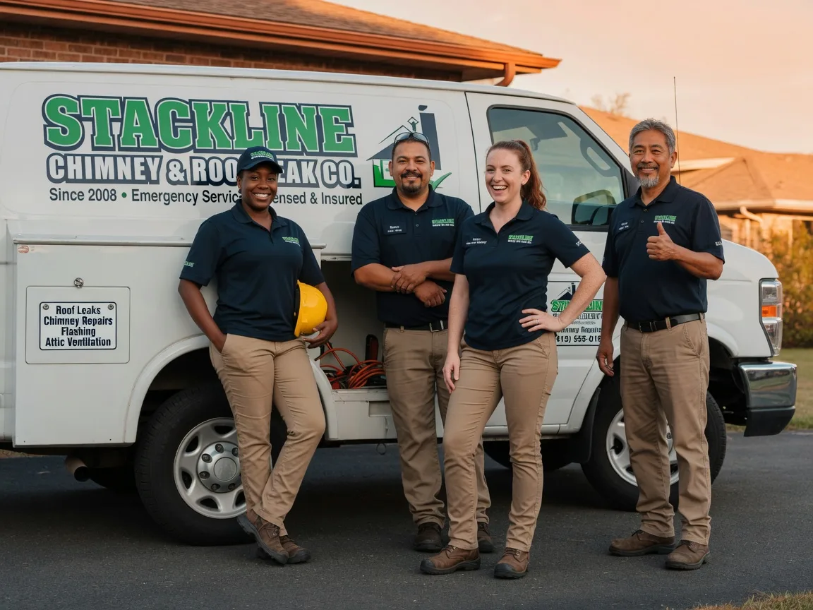 Chimney flashing repair company in Strawberry, CA